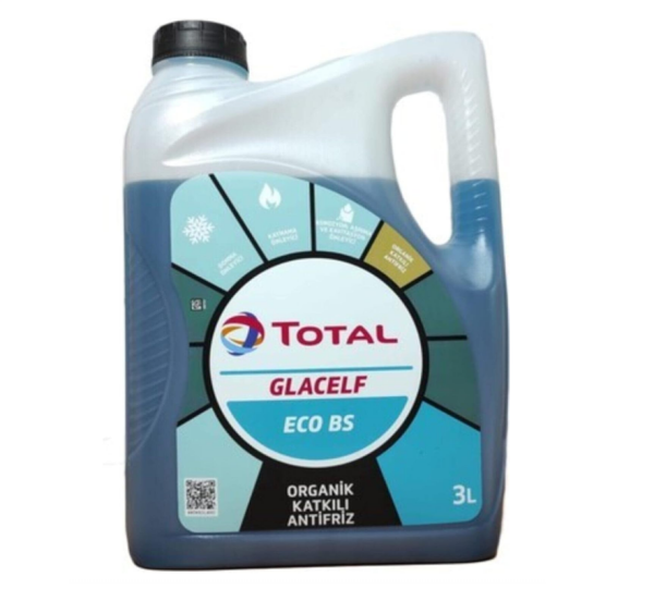 Total Glacelf Eco BS Organik Katkılı Mavi Antifriz 3 Litre